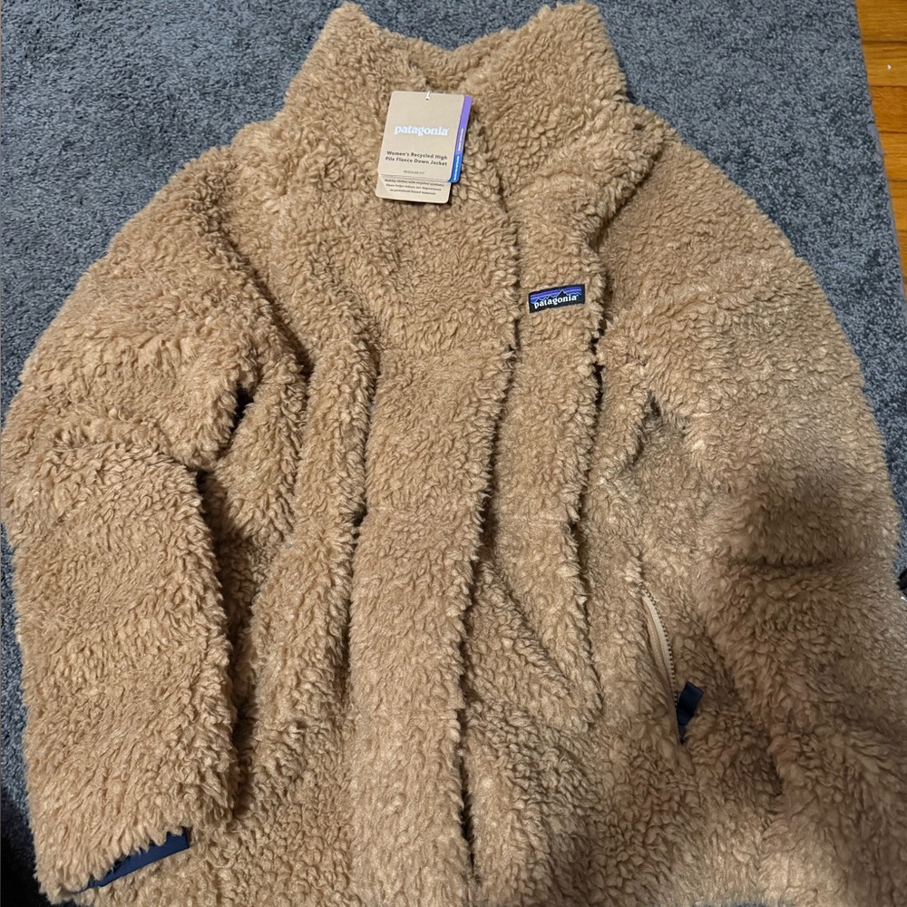 Patagonia Women's Recycled High-Pile Fleece Down Jacket